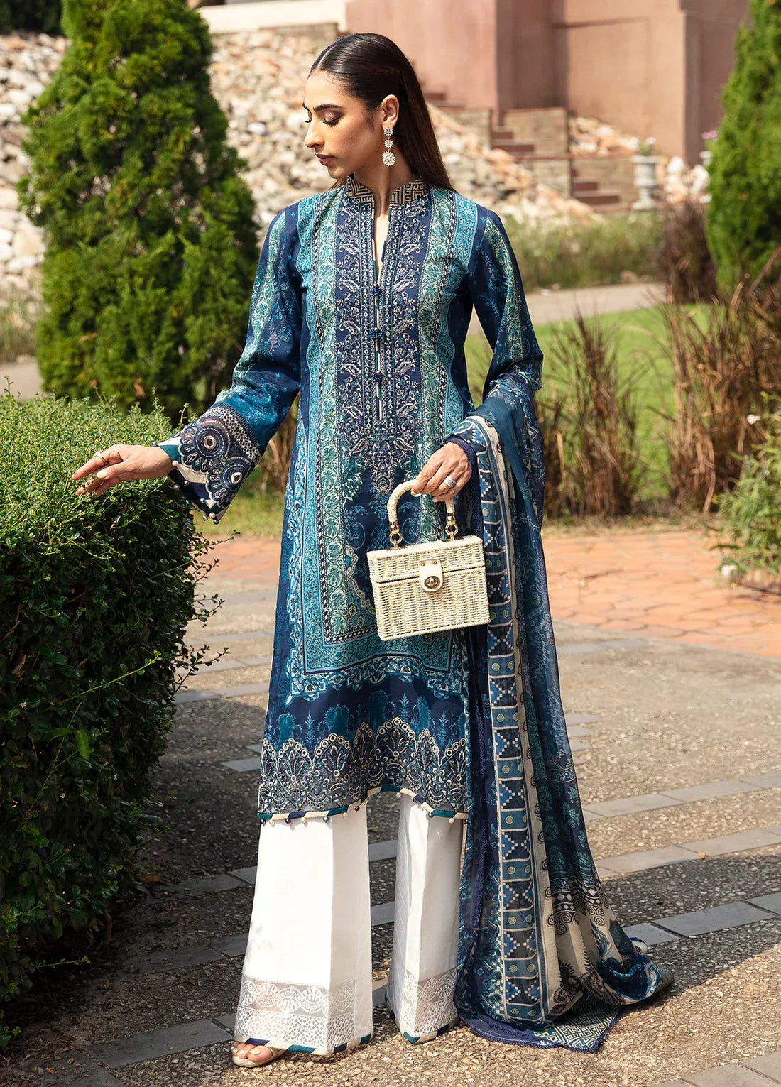 Gulaal | Springtime Ballet | AZUR (GL-L-24V1-08) - Aqsa Fabrics