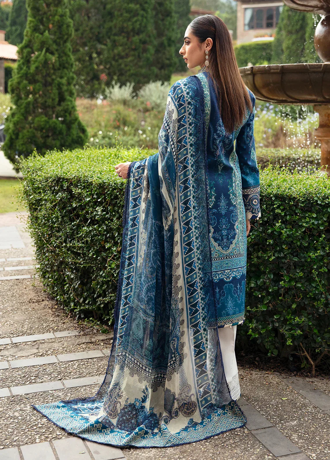 Gulaal | Springtime Ballet | AZUR (GL-L-24V1-08) - Aqsa Fabrics