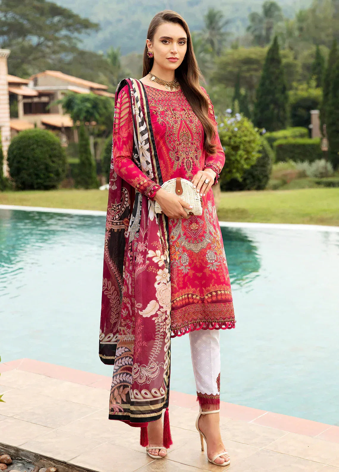 Gulaal | Springtime Ballet | CHERIE (GL-L-24V1-04) - Aqsa Fabrics