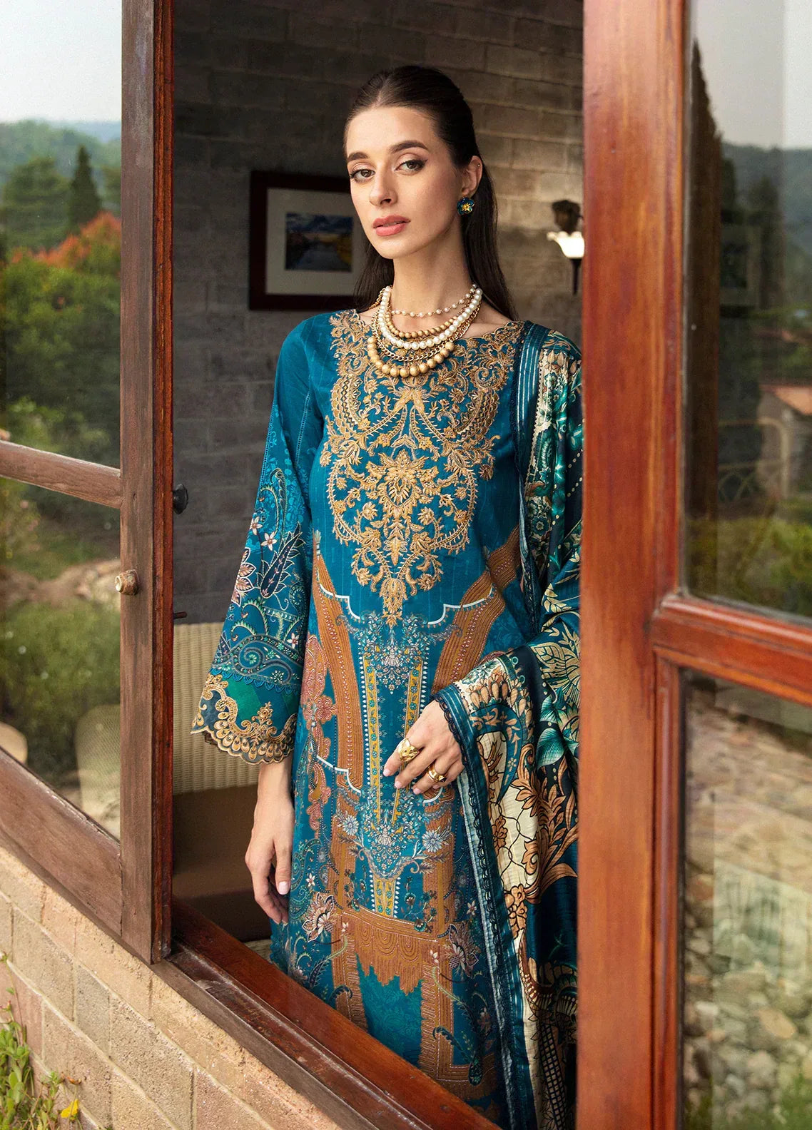 Gulaal | Springtime Ballet | ESILA (GL-L-24V1-03) - Aqsa Fabrics