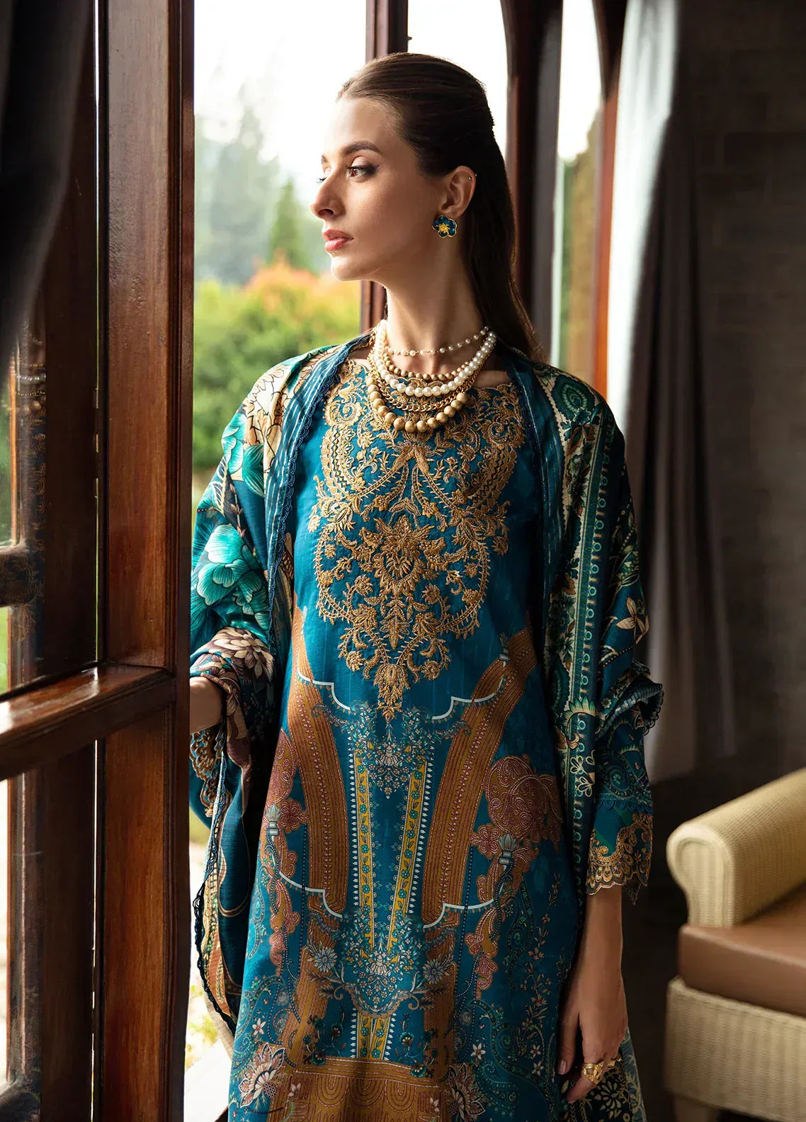 Gulaal | Springtime Ballet | ESILA (GL-L-24V1-03) - Aqsa Fabrics