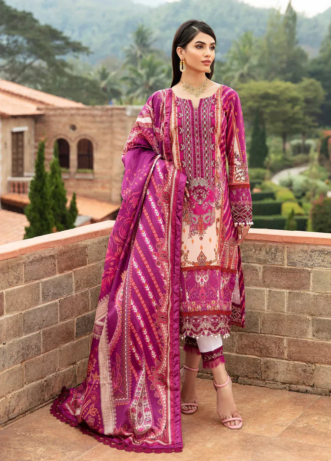 Gulaal | Springtime Ballet | ALAARA (GL-L-24V1-11) - Aqsa Fabrics