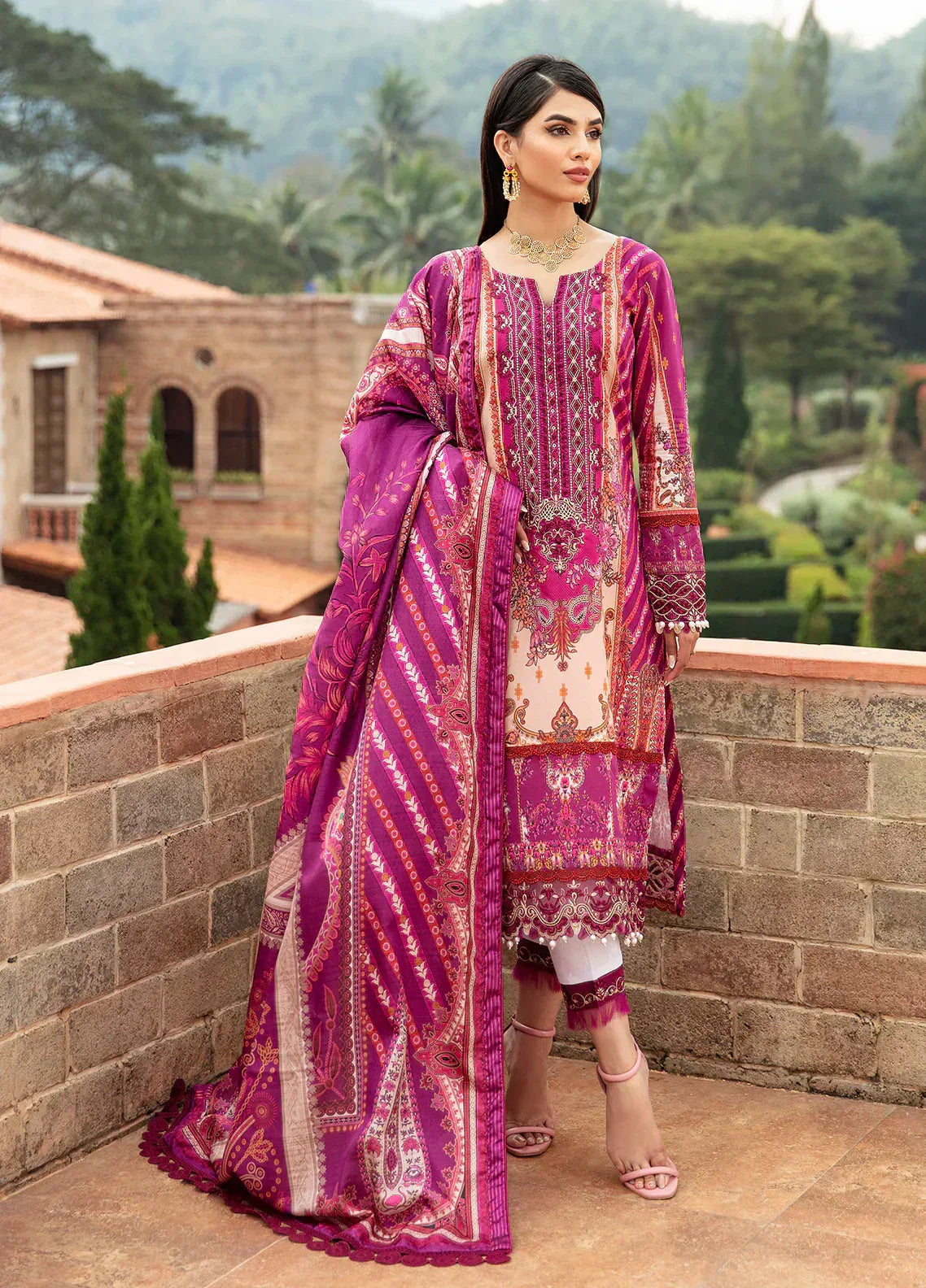 Gulaal | Springtime Ballet | ALAARA (GL-L-24V1-11) - Aqsa Fabrics