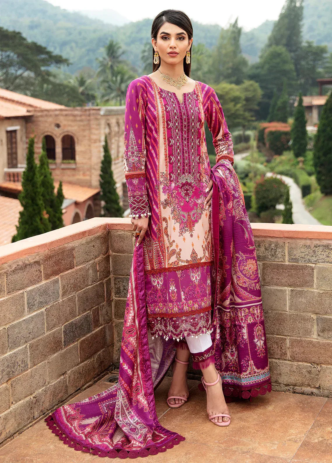 Gulaal | Springtime Ballet | ALAARA (GL-L-24V1-11) - Aqsa Fabrics
