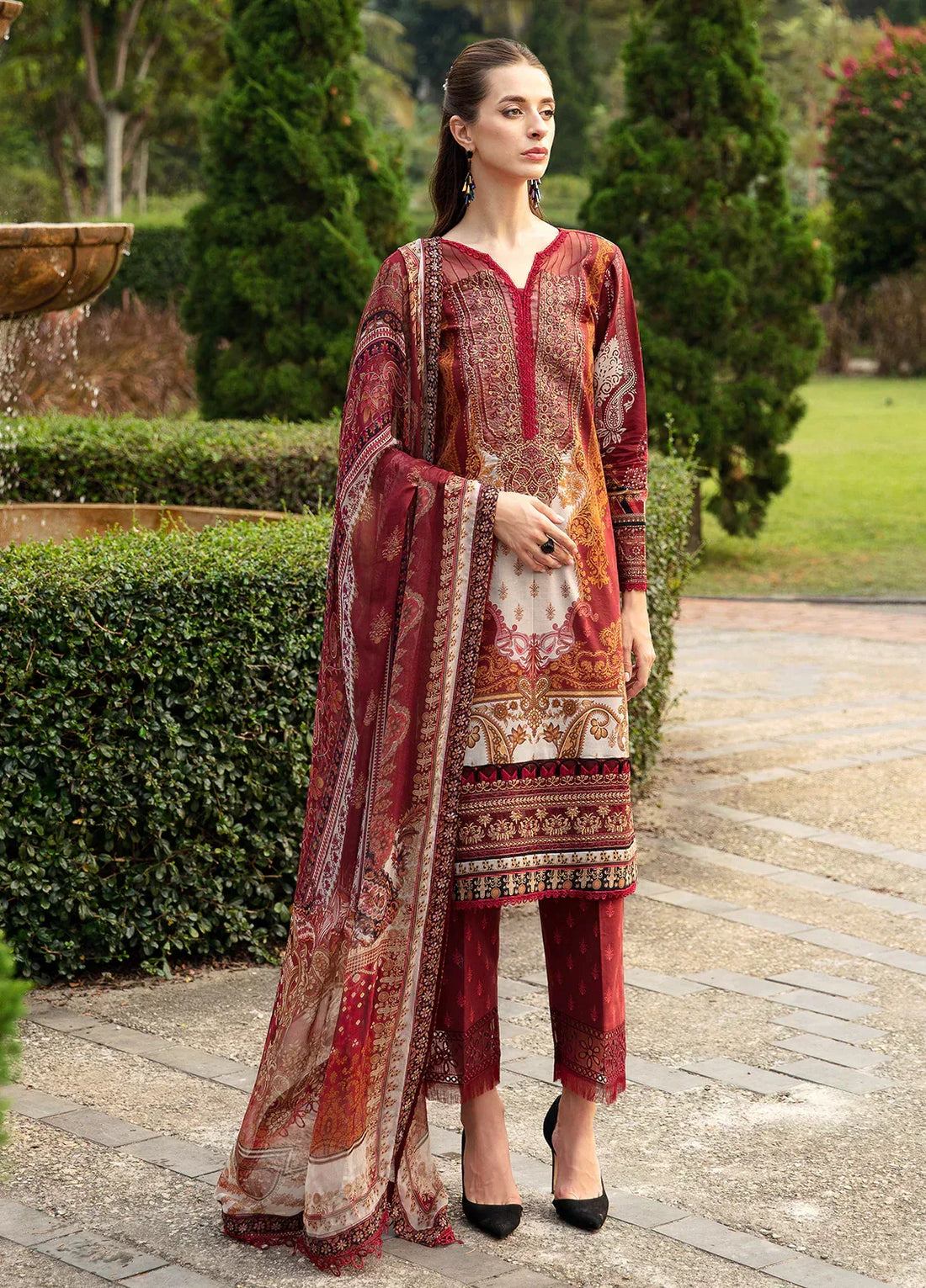 Gulaal | Springtime Ballet | AMARYLLIS (GL-L-24V1-09) - Aqsa Fabrics