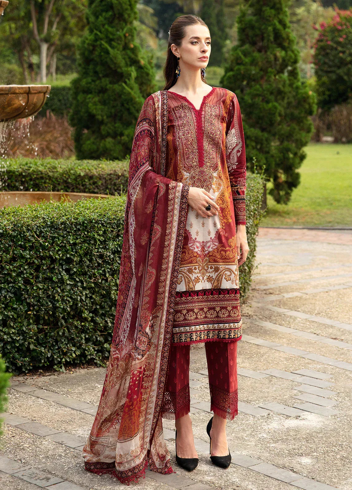 Gulaal | Springtime Ballet | AMARYLLIS (GL-L-24V1-09) - Aqsa Fabrics