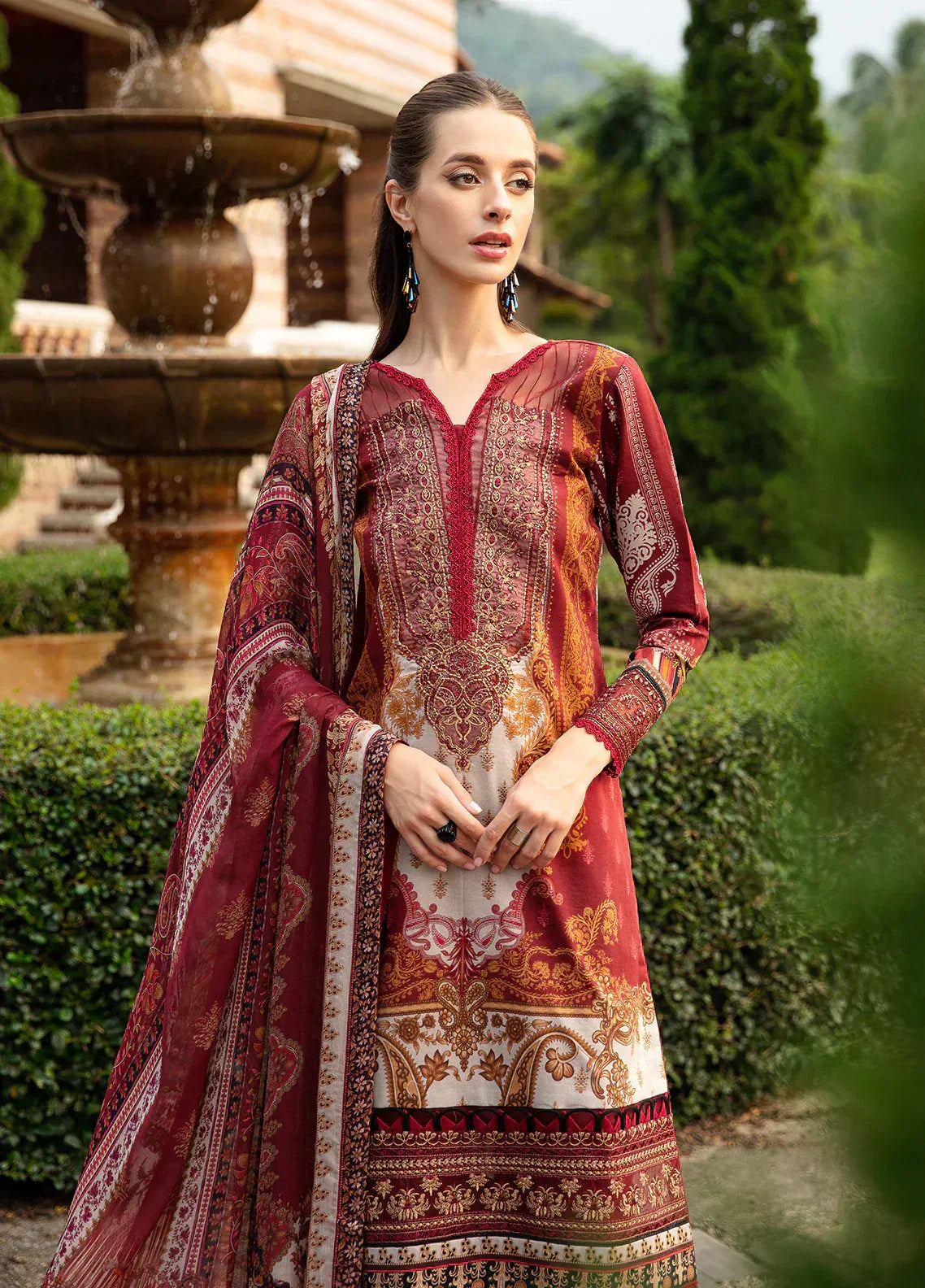 Gulaal | Springtime Ballet | AMARYLLIS (GL-L-24V1-09) - Aqsa Fabrics