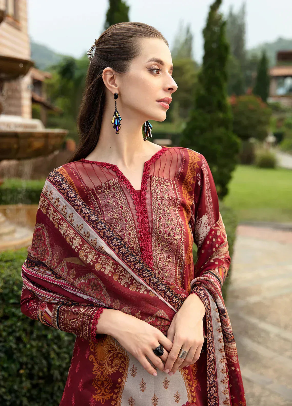 Gulaal | Springtime Ballet | AMARYLLIS (GL-L-24V1-09) - Aqsa Fabrics