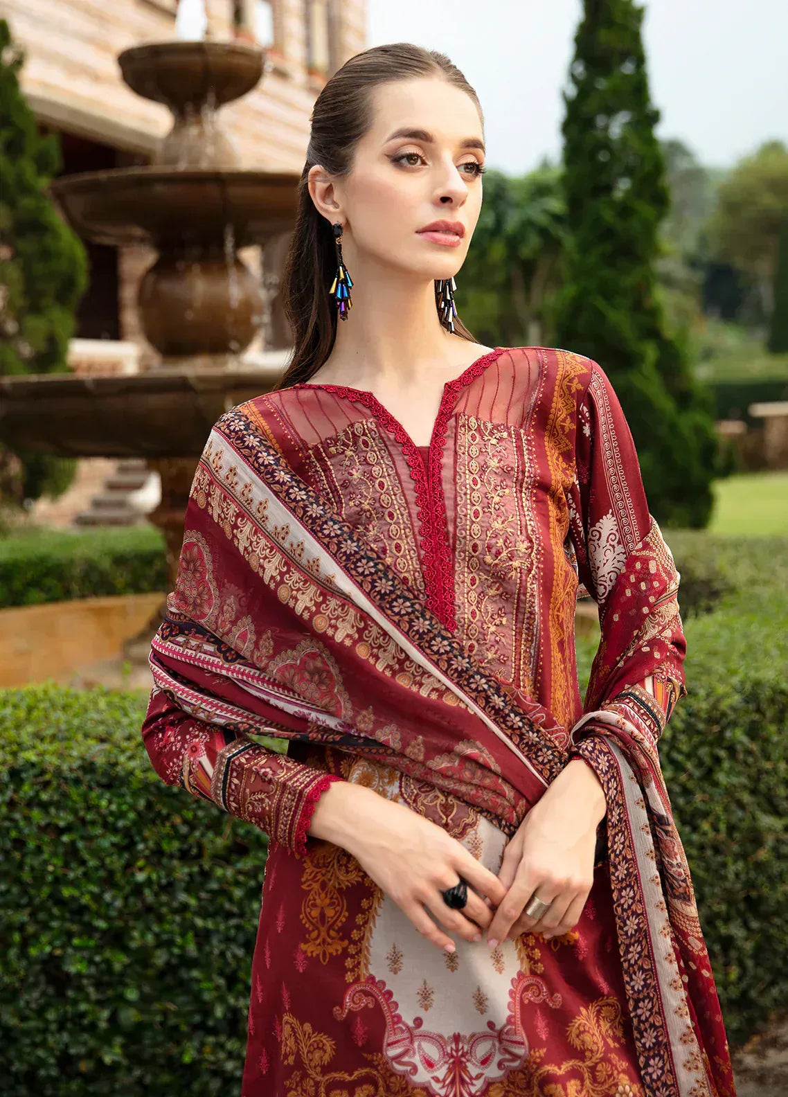 Gulaal | Springtime Ballet | AMARYLLIS (GL-L-24V1-09) - Aqsa Fabrics