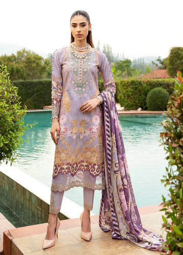 Gulaal | Springtime Ballet | LAVANDE (GL-L-24V1-05) - Aqsa Fabrics