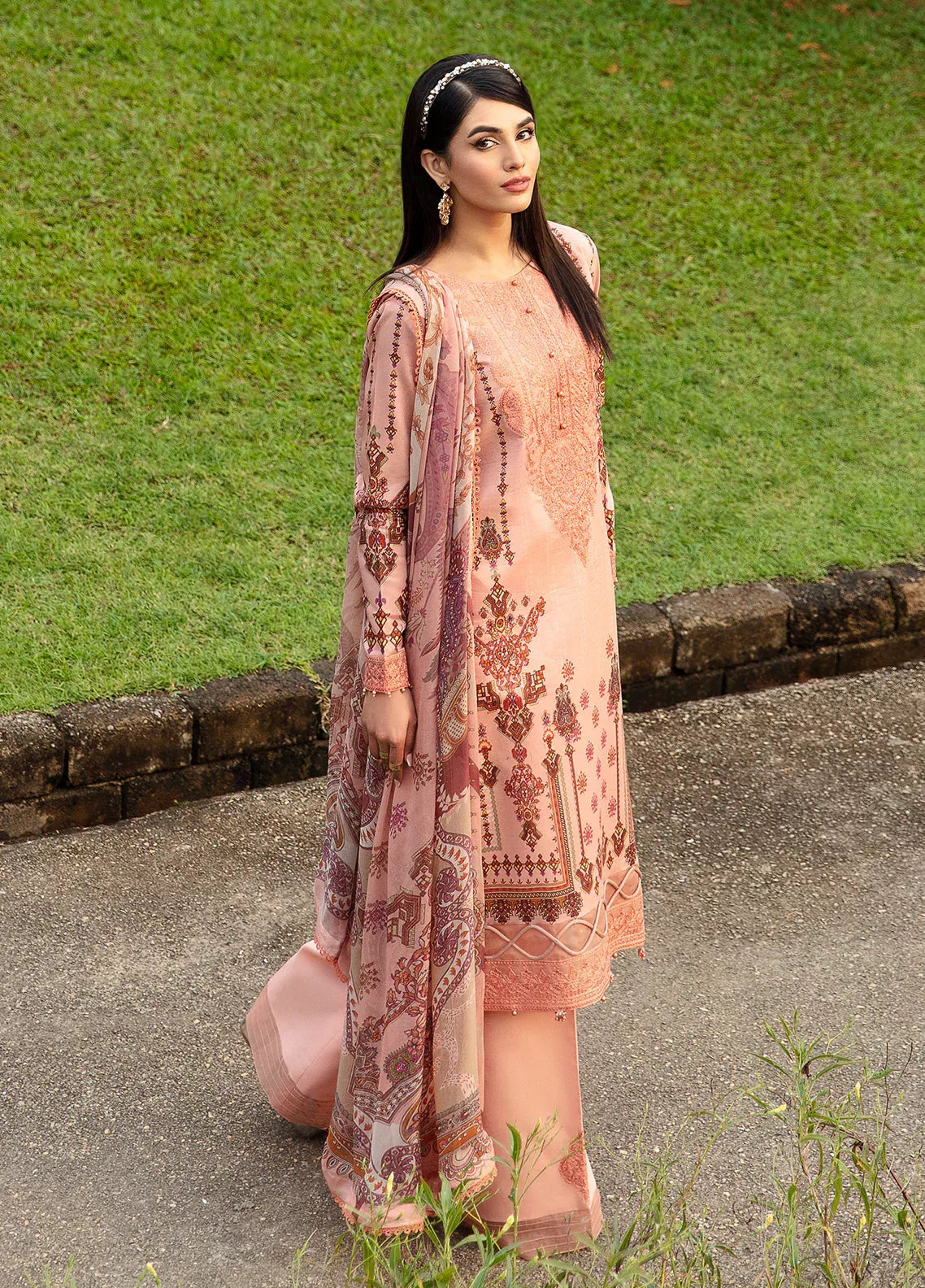Gulaal | Springtime Ballet | HESTIA (GL-L-24V1-12) - Aqsa Fabrics