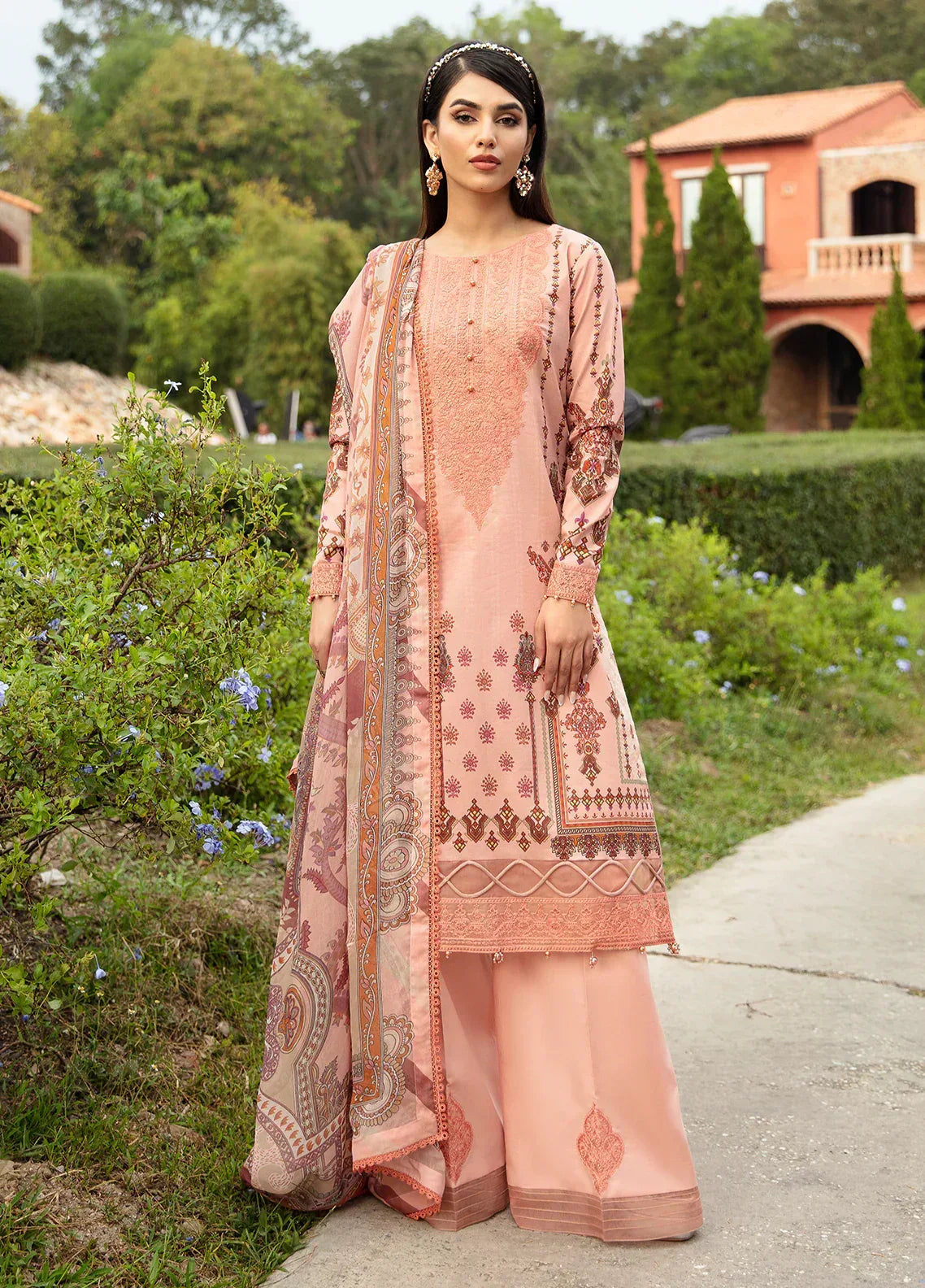 Gulaal | Springtime Ballet | HESTIA (GL-L-24V1-12) - Aqsa Fabrics