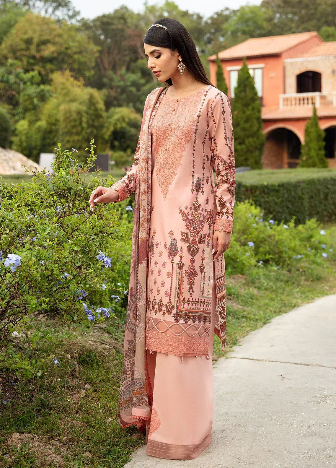 Gulaal | Springtime Ballet | HESTIA (GL-L-24V1-12) - Aqsa Fabrics