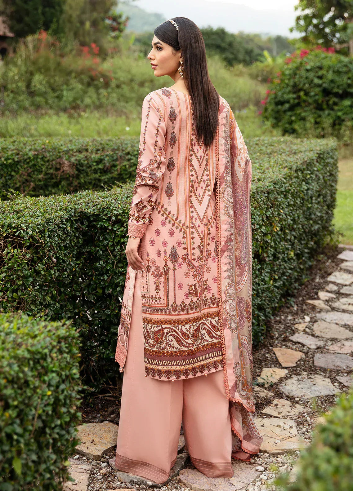 Gulaal | Springtime Ballet | HESTIA (GL-L-24V1-12) - Aqsa Fabrics