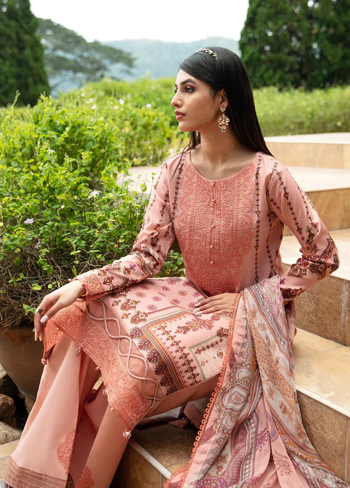 Gulaal | Springtime Ballet | HESTIA (GL-L-24V1-12) - Aqsa Fabrics