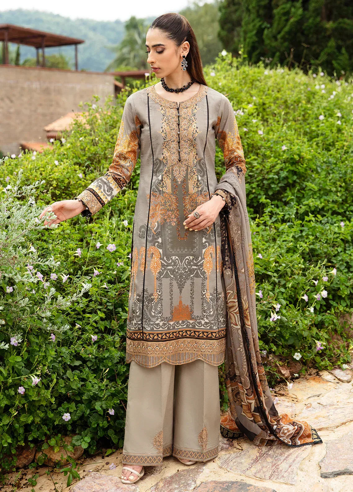 Gulaal | Springtime Ballet | AMIRAT (GL-L-24V1-07) - Aqsa Fabrics
