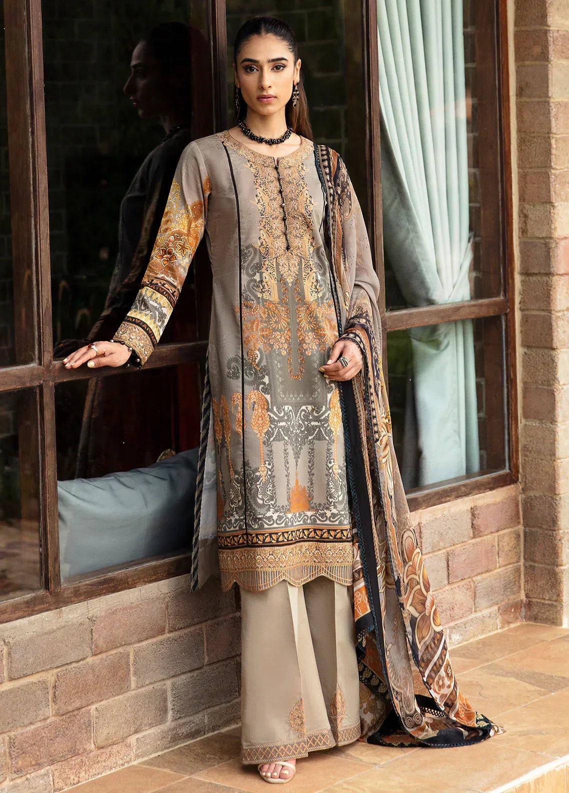 Gulaal | Springtime Ballet | AMIRAT (GL-L-24V1-07) - Aqsa Fabrics
