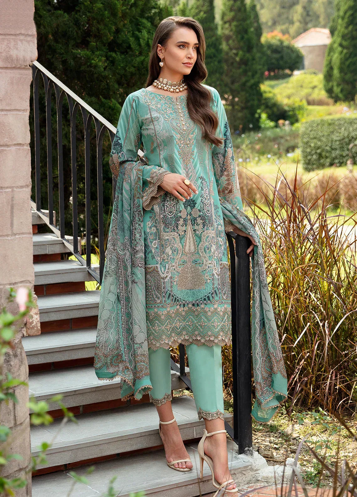 Gulaal | Springtime Ballet | CELINE (GL-L-24V1-06) - Aqsa Fabrics