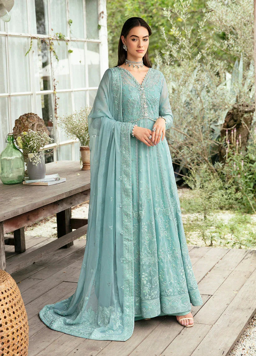 Gulaal | Embroidered Chiffon Eid Collection | IVERIA - Aqsa Fabrics