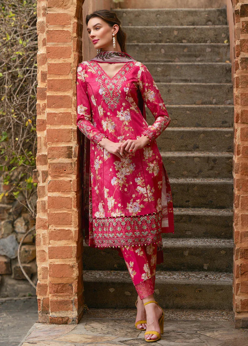 Gulaal | The Enchanted Garden | Marbella - Aqsa Fabrics