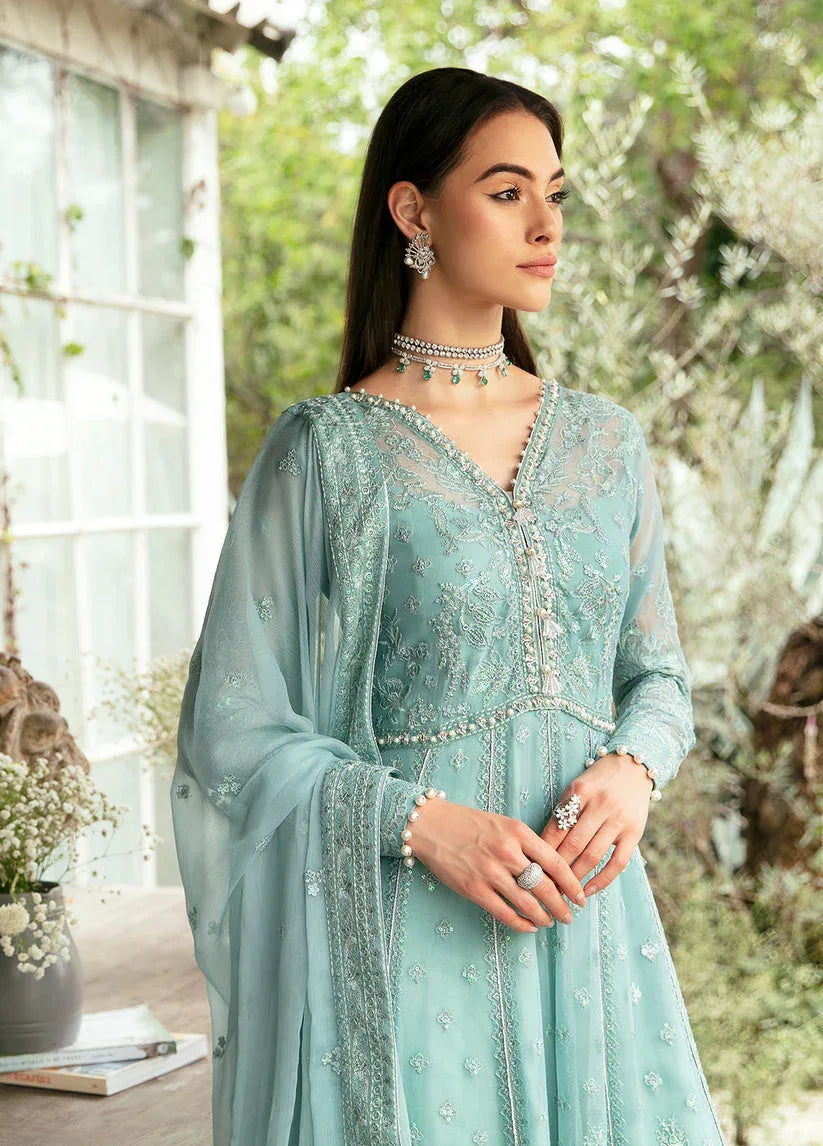 Gulaal | Embroidered Chiffon Eid Collection | IVERIA - Aqsa Fabrics