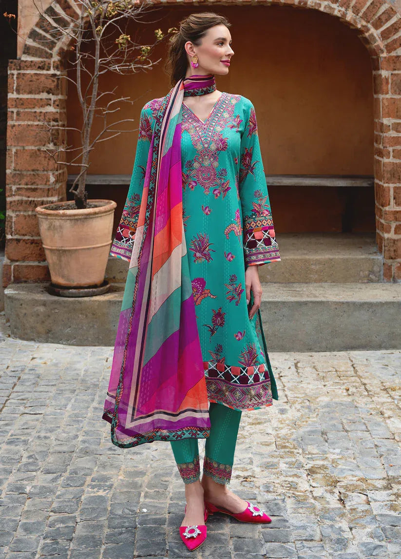 Gulaal | The Enchanted Garden | Almeria - Aqsa Fabrics