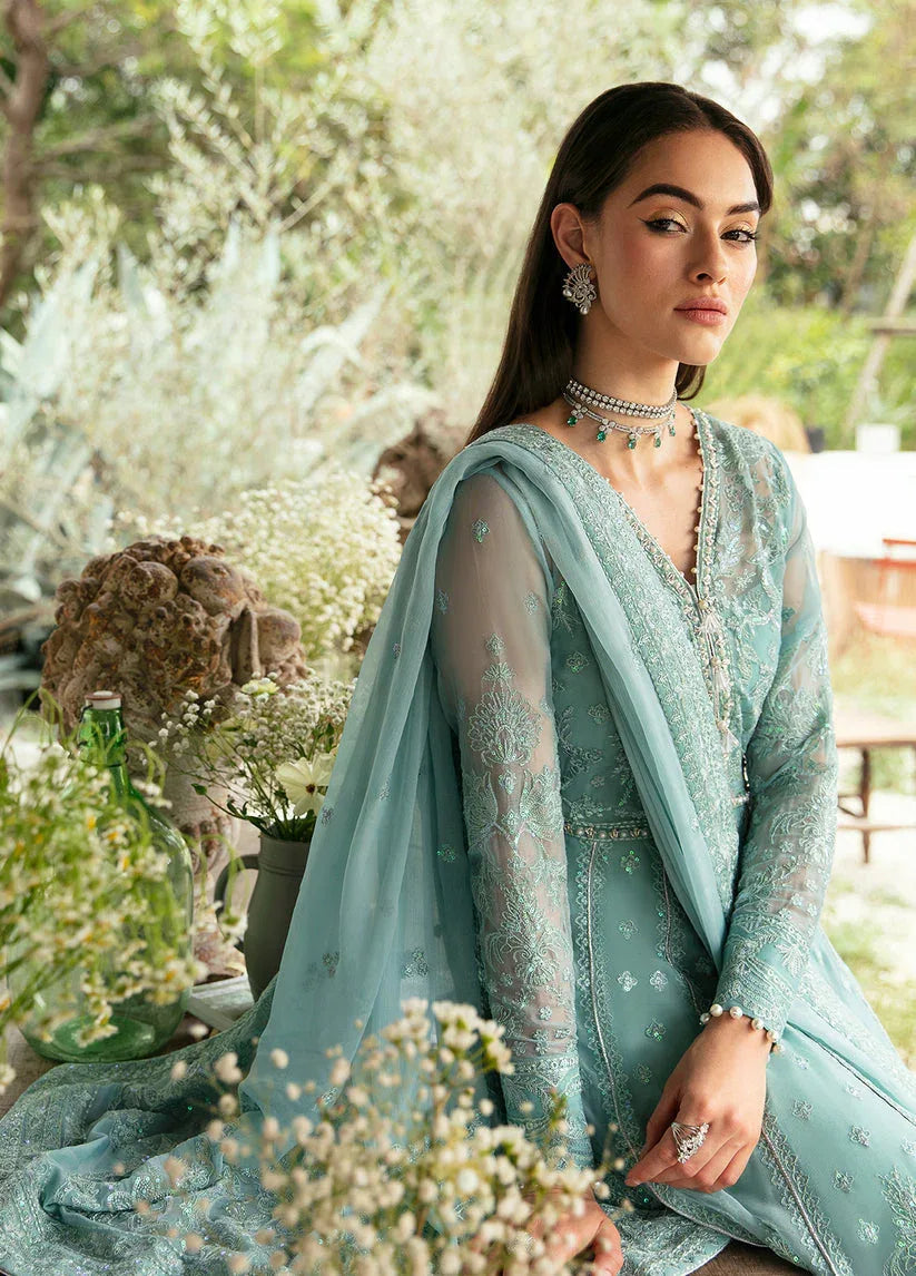 Gulaal | Embroidered Chiffon Eid Collection | IVERIA - Aqsa Fabrics