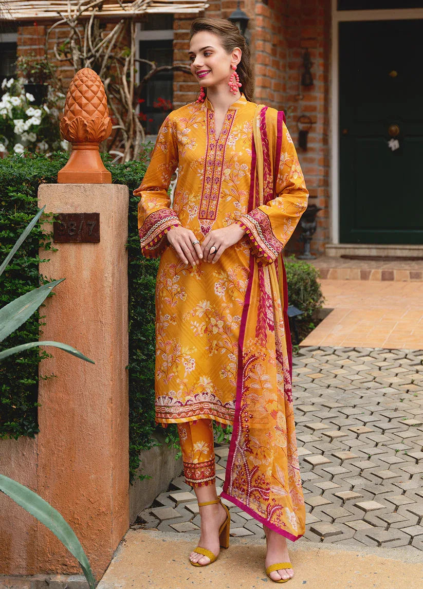 Gulaal | The Enchanted Garden | Florence - Aqsa Fabrics