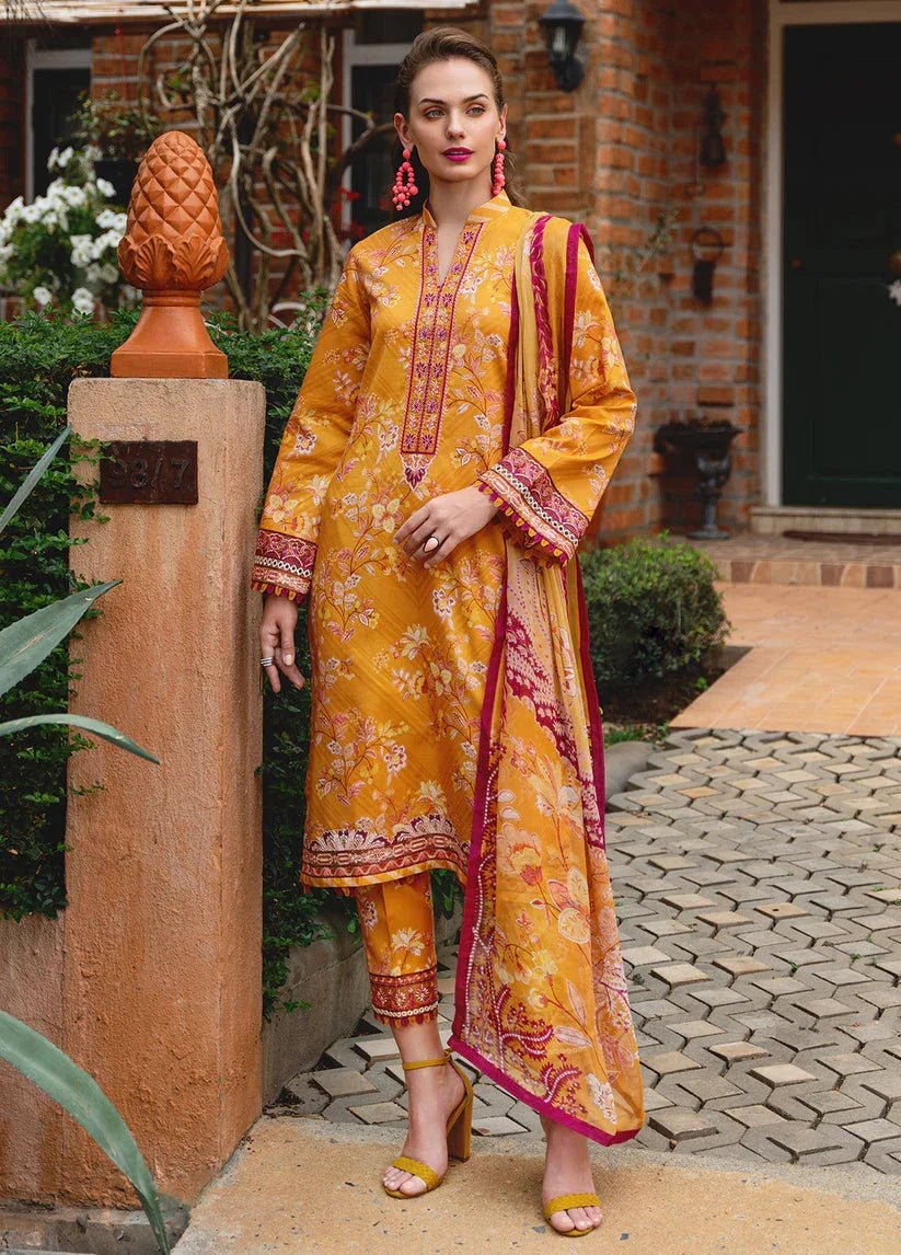 Gulaal | The Enchanted Garden | Florence - Aqsa Fabrics