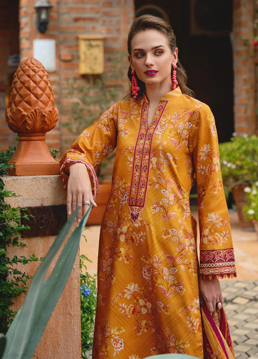 Gulaal | The Enchanted Garden | Florence - Aqsa Fabrics