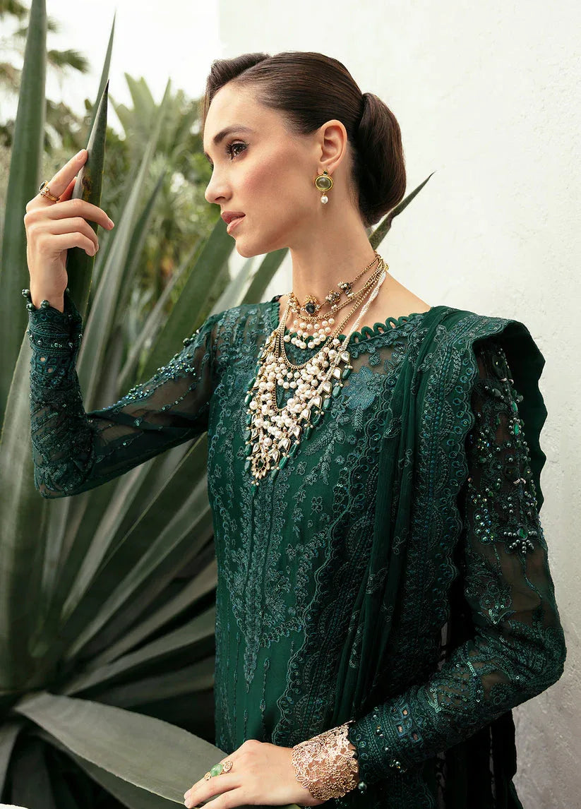 Gulaal | Embroidered Chiffon Eid Collection | CASSIA - Aqsa Fabrics