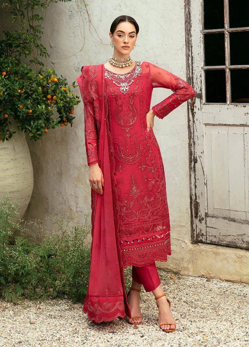 Gulaal | Embroidered Chiffon Eid Collection | ULMARIA - Aqsa Fabrics