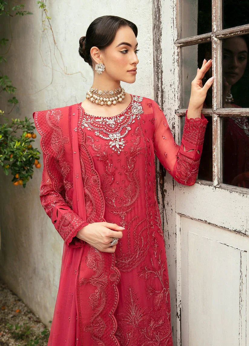 Gulaal | Embroidered Chiffon Eid Collection | ULMARIA - Aqsa Fabrics