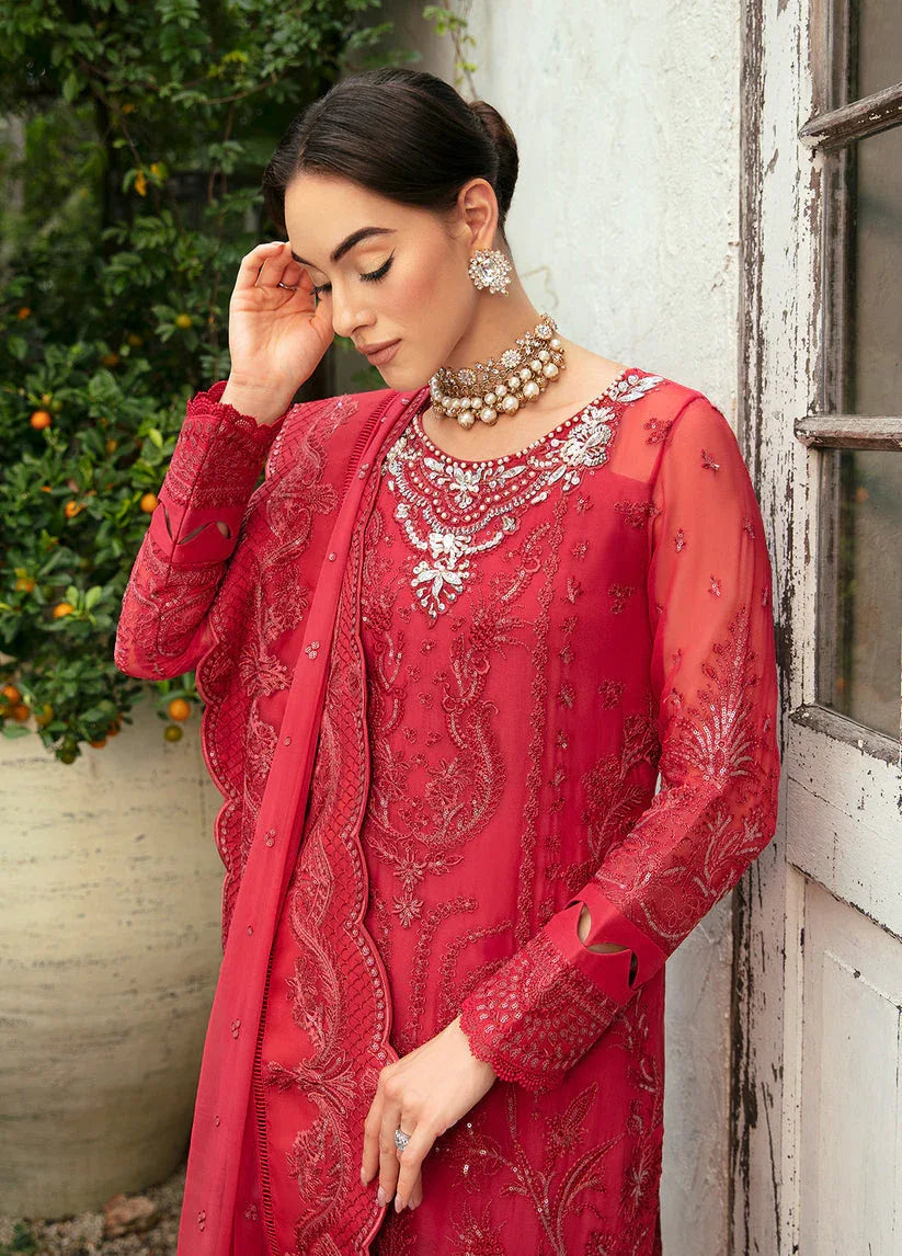 Gulaal | Embroidered Chiffon Eid Collection | ULMARIA - Aqsa Fabrics