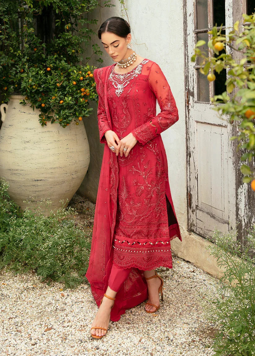 Gulaal | Embroidered Chiffon Eid Collection | ULMARIA - Aqsa Fabrics