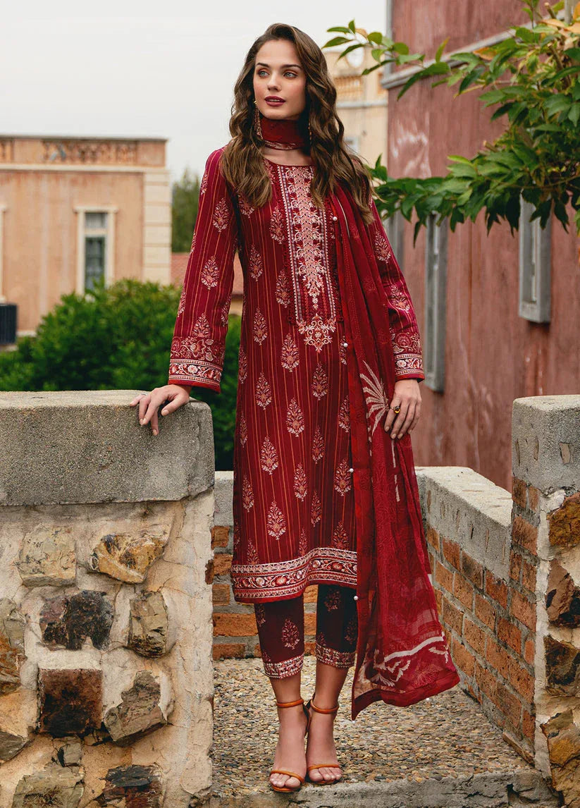 Gulaal | The Enchanted Garden | Vezelay - Aqsa Fabrics