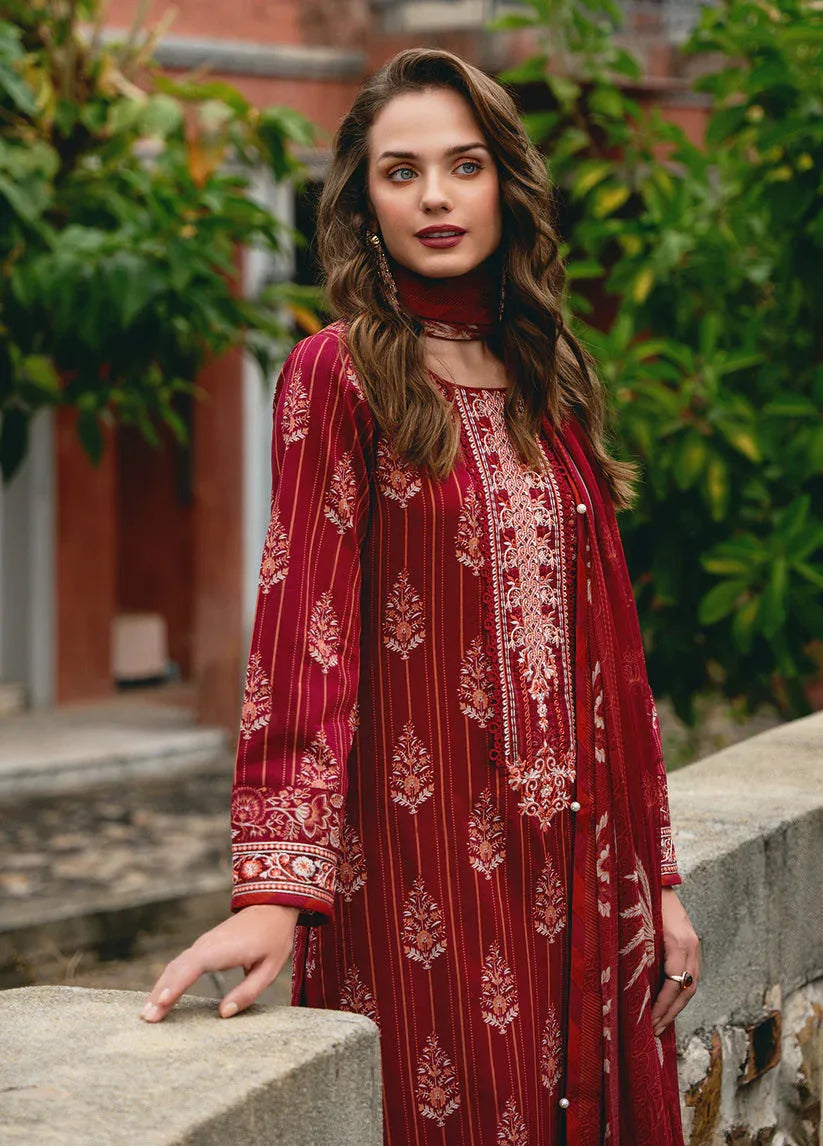 Gulaal | The Enchanted Garden | Vezelay - Aqsa Fabrics