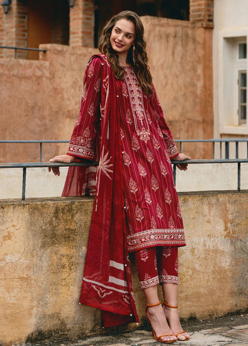 Gulaal | The Enchanted Garden | Vezelay - Aqsa Fabrics