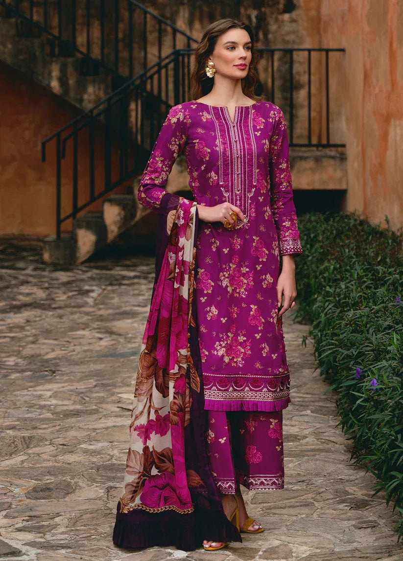 Gulaal | The Enchanted Garden | Vienne - Aqsa Fabrics