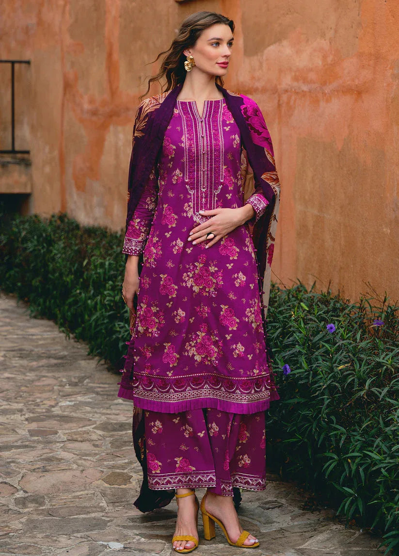 Gulaal | The Enchanted Garden | Vienne - Aqsa Fabrics