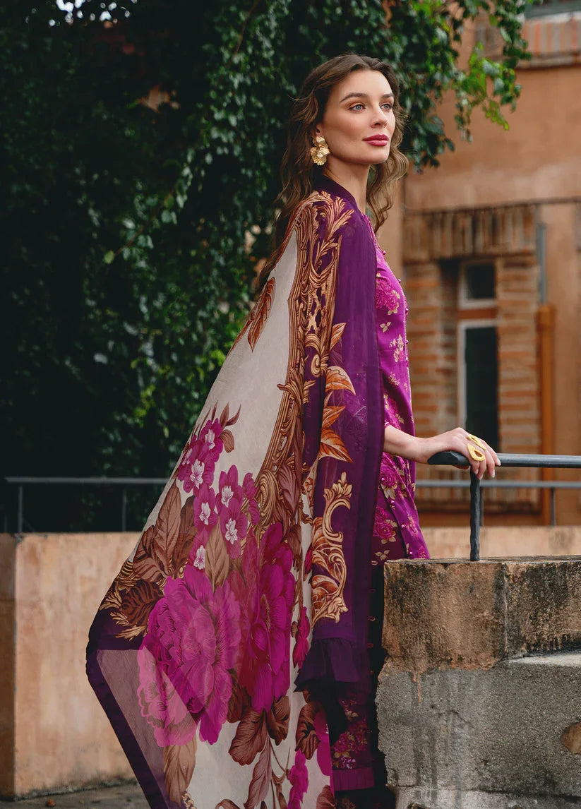 Gulaal | The Enchanted Garden | Vienne - Aqsa Fabrics