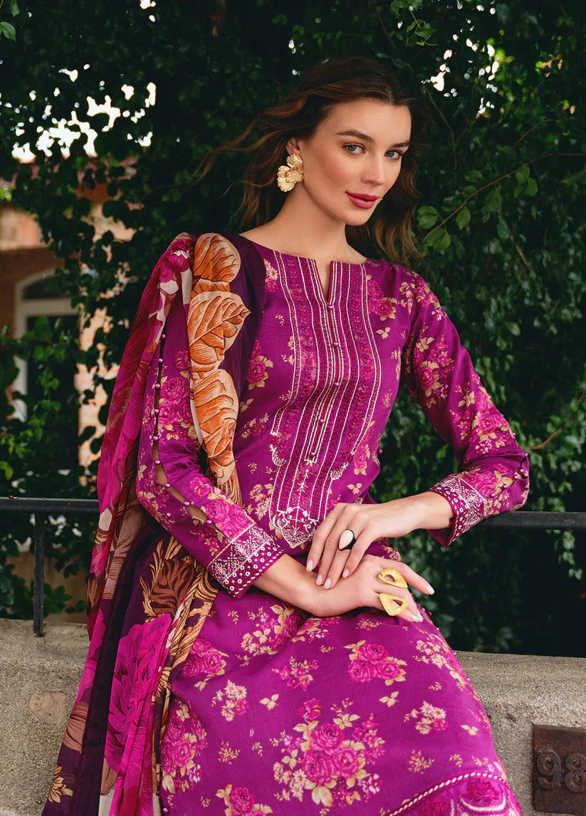 Gulaal | The Enchanted Garden | Vienne - Aqsa Fabrics