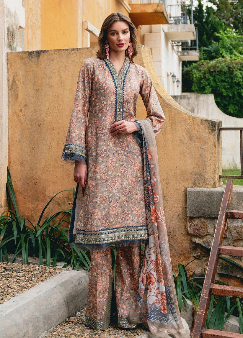 Gulaal | The Enchanted Garden | Avila - Aqsa Fabrics