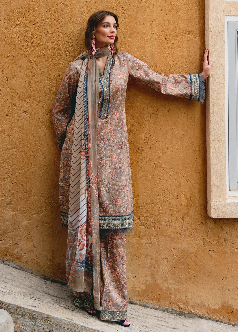 Gulaal | The Enchanted Garden | Avila - Aqsa Fabrics