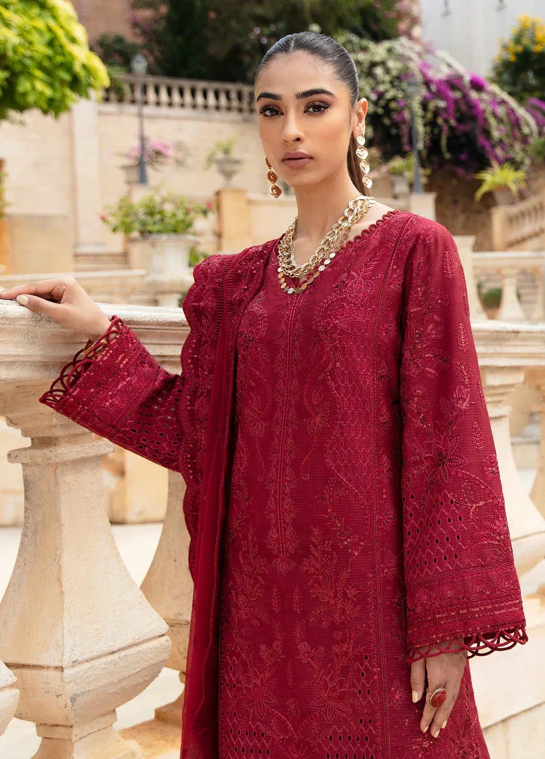 Gulaal | Luxury Lawn 24 | AMELIE (GL-LL-24V1-07) - Aqsa Fabrics