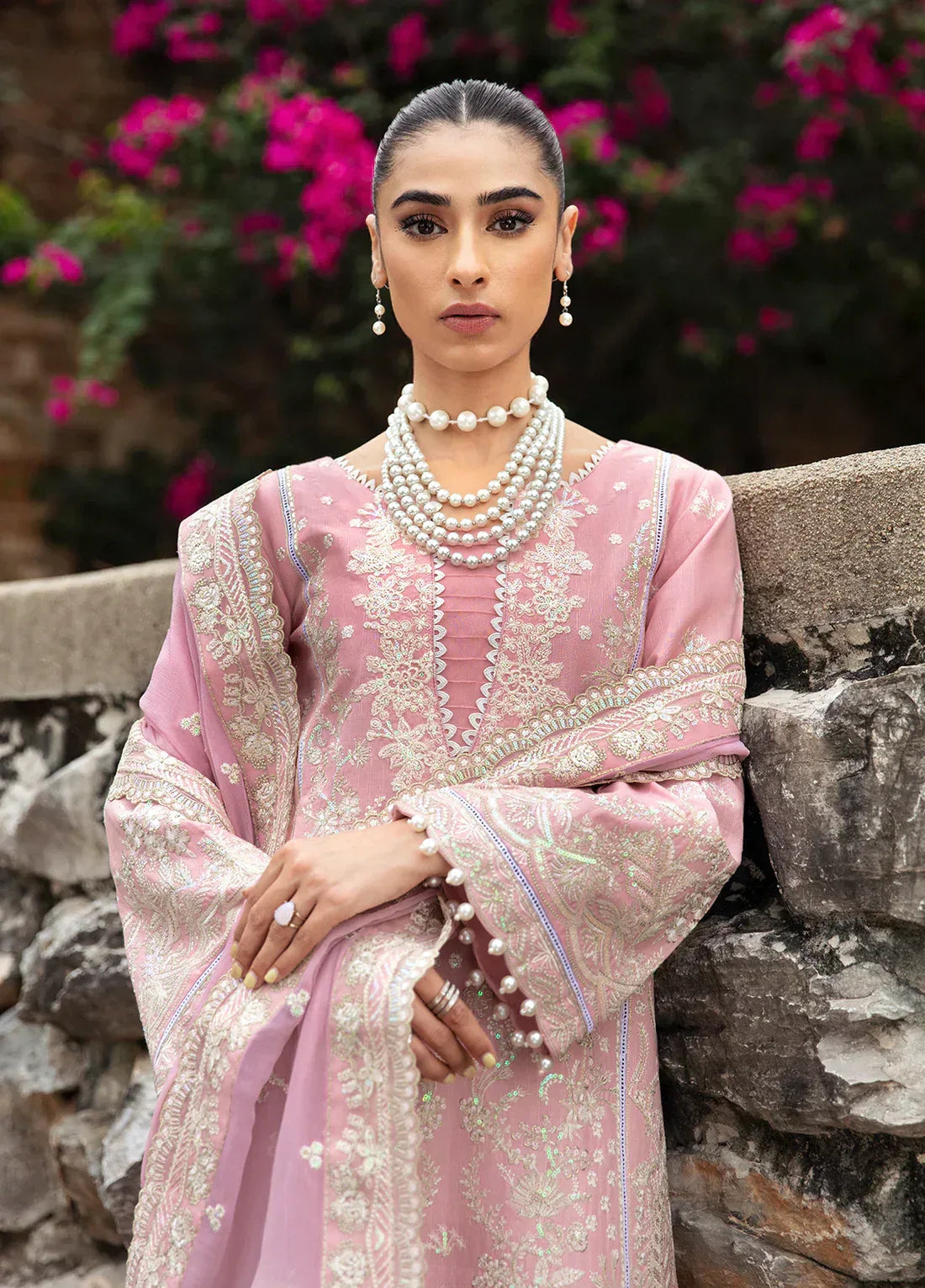 Gulaal | Luxury Lawn 24 | EMELIA (GL-LL-24V1-03) - Aqsa Fabrics