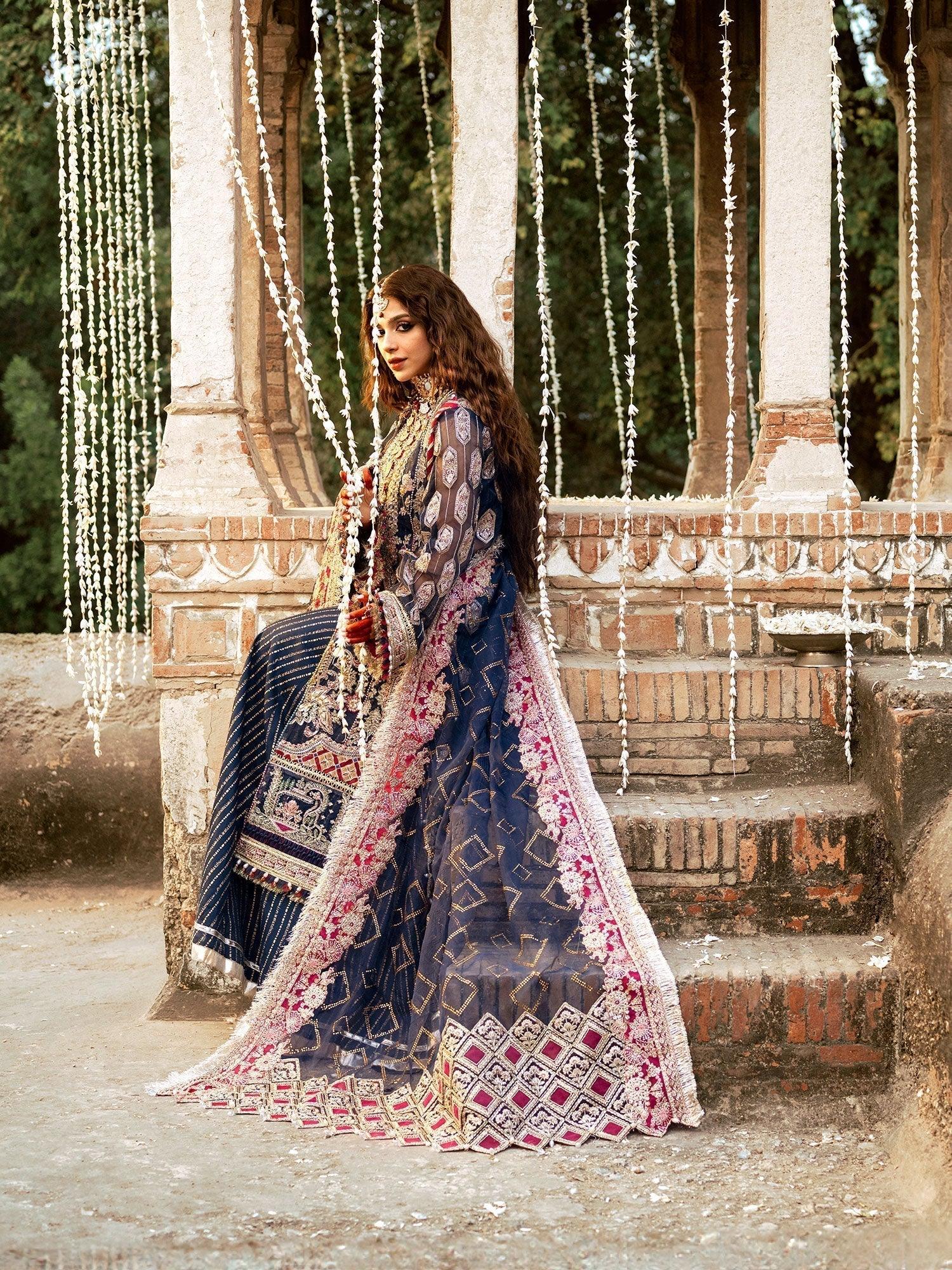 Maryam Hussain | Gulaab Wedding Formals 24 | Ulfat - Aqsa Fabrics