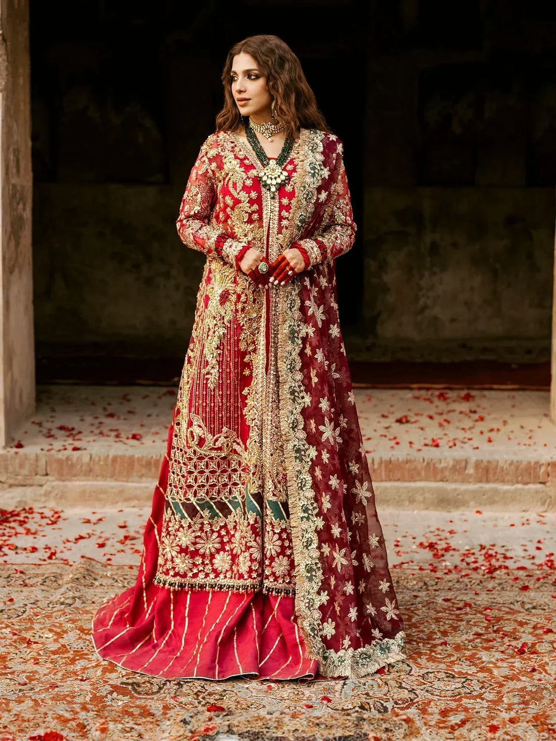 Maryam Hussain | Gulaab Wedding Formals 24 | Ishq - Aqsa Fabrics