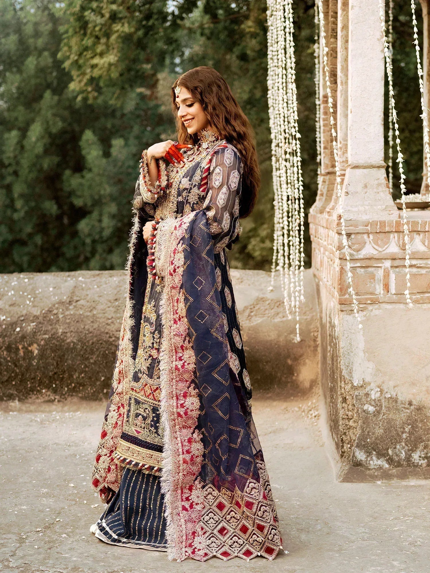 Maryam Hussain | Gulaab Wedding Formals 24 | Ulfat - Aqsa Fabrics