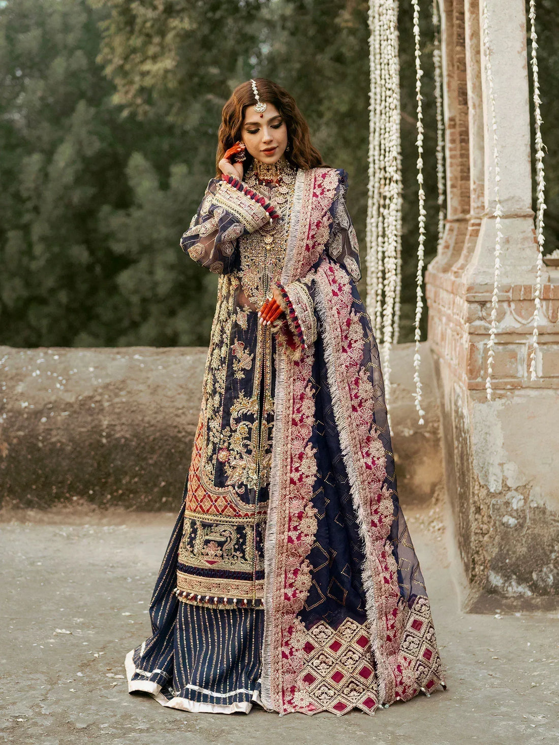 Maryam Hussain | Gulaab Wedding Formals 24 | Ulfat - Aqsa Fabrics
